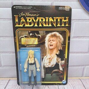 Jareth Goblin King Action Figure Jim Henson Labyrinth, 3.75in Sealed Cardback